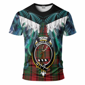 MacPhail (McPhail) Tartan Crest T-Shirt New Zealand Maori Korowai Cloak
