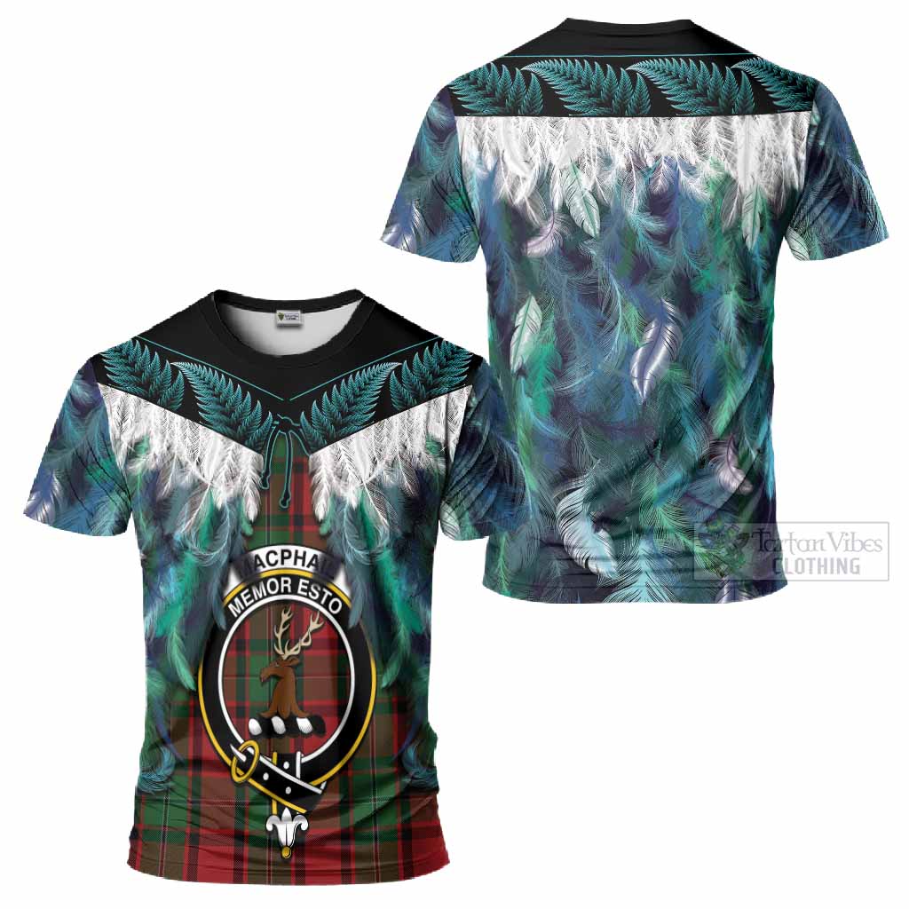 MacPhail (McPhail) Tartan Crest T-Shirt New Zealand Maori Korowai Cloak