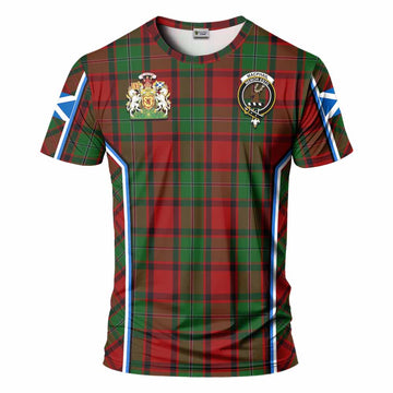 MacPhail (McPhail) Tartan Crest T-shirt Scotland Coat of Arm Flag Style - Tartan Vibes Clothing