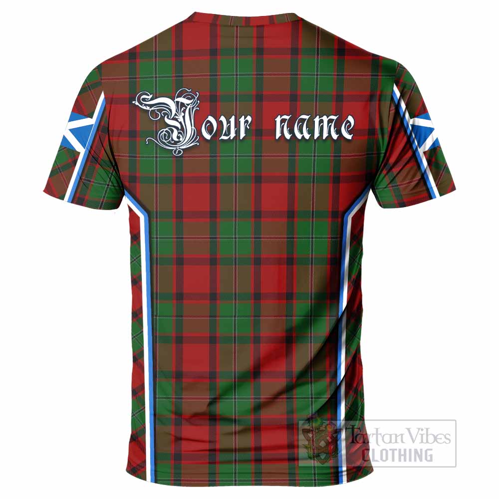 MacPhail (McPhail) Tartan Crest T-shirt Scotland Coat of Arm Flag Style - Tartan Vibes Clothing