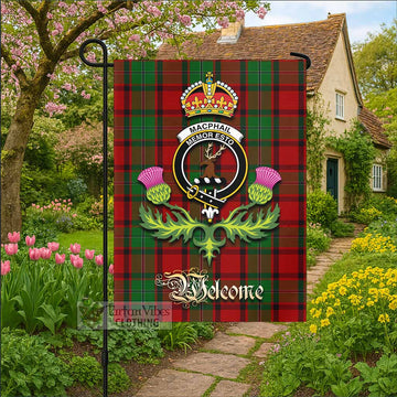 MacPhail (McPhail) Tartan Family Crest Garden Flag Royal Thistle Welcome Style - Tartan Vibes Clothing