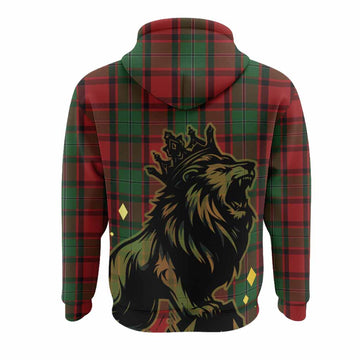 MacPhail (McPhail) Tartan Family Crest Hoodie Crowned Lion Roaring