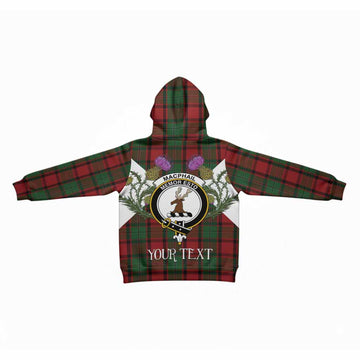 MacPhail (McPhail) Tartan Family Crest Kid Hoodie Scottish Burns Night Thistle Floral