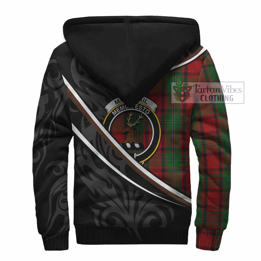 MacPhail (McPhail) Tartan Family Crest Sherpa Hoodie Celtic Scottish Thistle Floral - Tartan Vibes Clothing