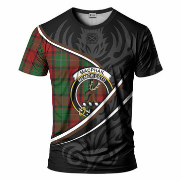 MacPhail (McPhail) Tartan Family Crest T-shirt Celtic Scottish Thistle Floral - Tartan Vibes Clothing