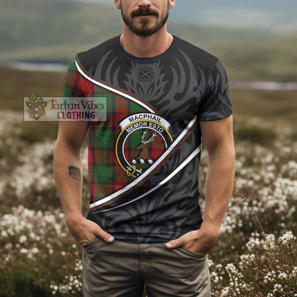 MacPhail (McPhail) Tartan Family Crest T-shirt Celtic Scottish Thistle Floral - Tartan Vibes Clothing