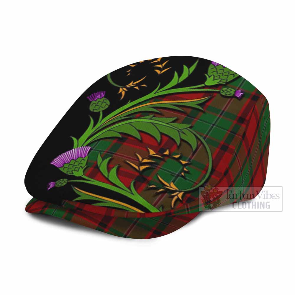 MacPhail (McPhail) Tartan Flat Cap, Jeff Cap Scottish Thistle Pride Heritage Art - Tartan Vibes Clothing