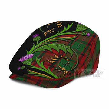 MacPhail (McPhail) Tartan Flat Cap, Jeff Cap Scottish Thistle Pride Heritage Art
