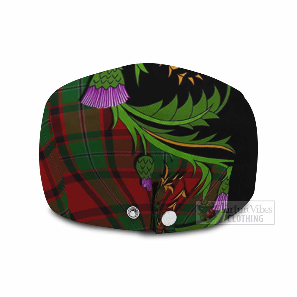 MacPhail (McPhail) Tartan Flat Cap, Jeff Cap Scottish Thistle Pride Heritage Art - Tartan Vibes Clothing