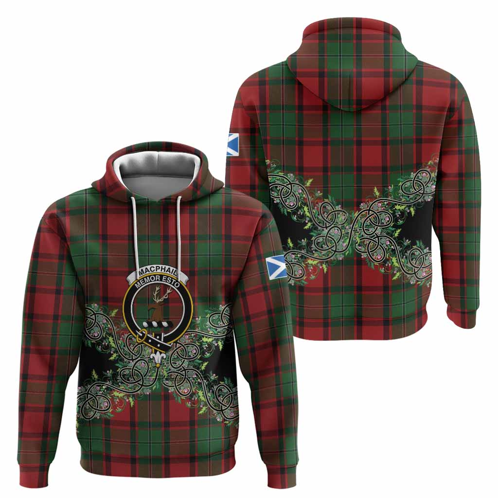 MacPhail (McPhail) Tartan Hoodie Thistle Scottish Spirit