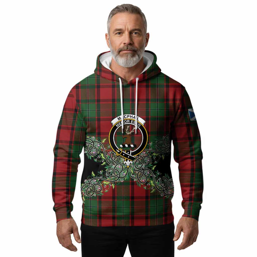 MacPhail (McPhail) Tartan Hoodie Thistle Scottish Spirit