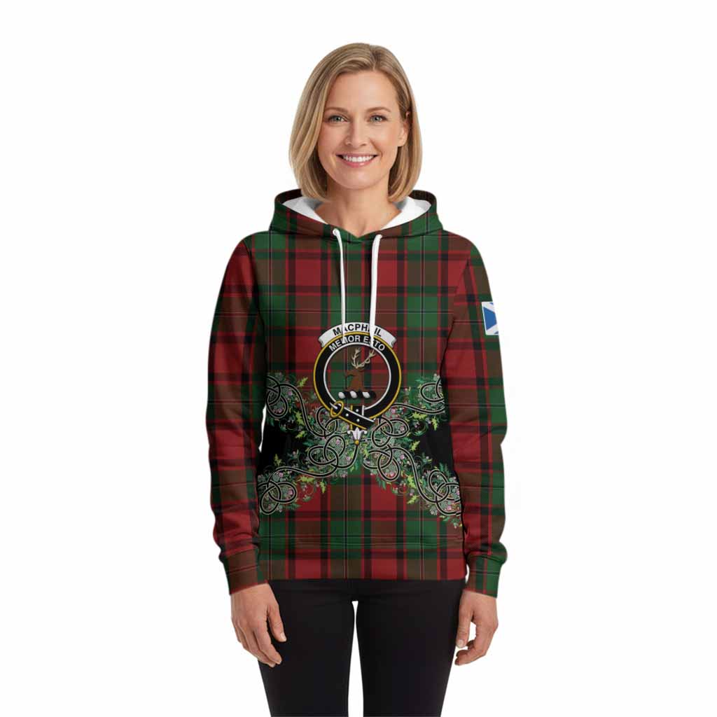 MacPhail (McPhail) Tartan Hoodie Thistle Scottish Spirit
