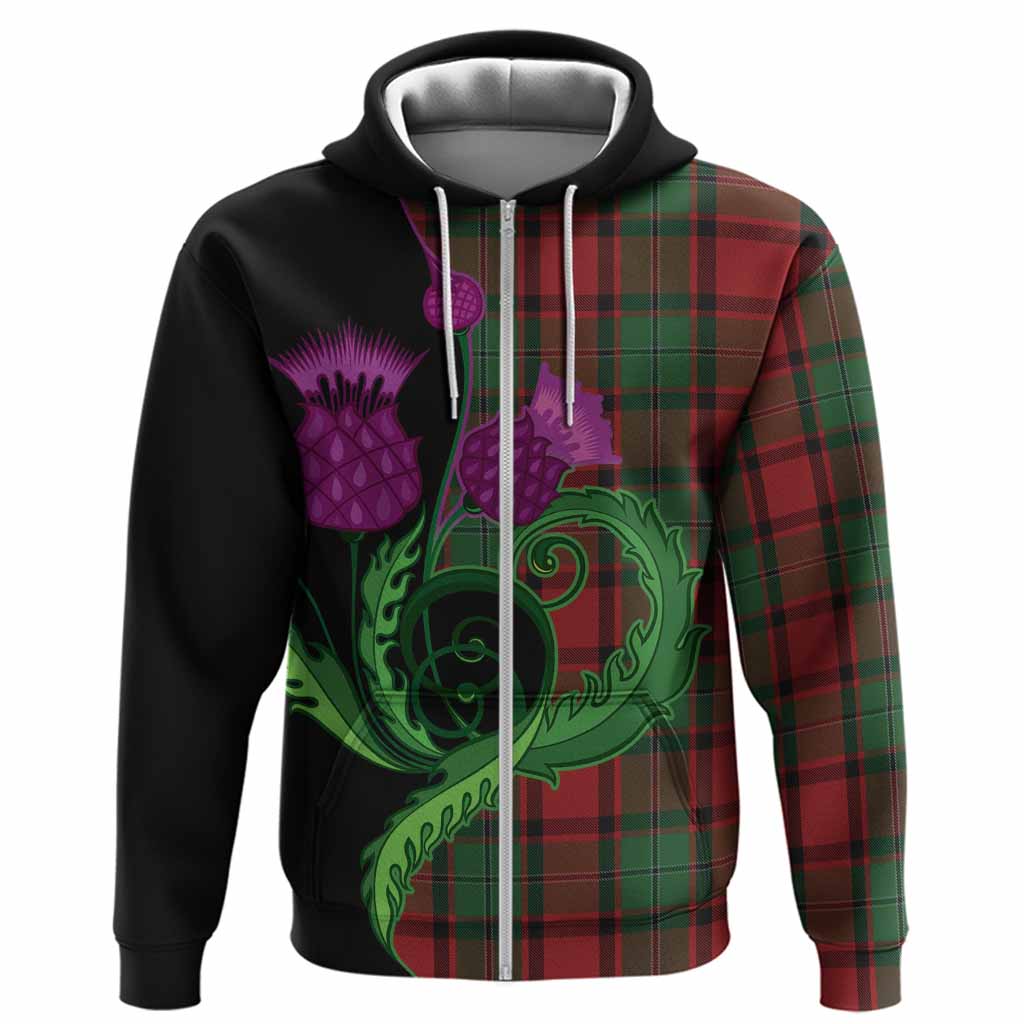MacPhail (McPhail) Tartan Hoodie Traditional Scottish Thistle