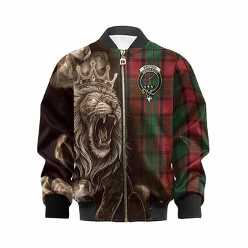 MacPhail (McPhail) Tartan Kid Bomber Jacket Roaring Lion Heritage