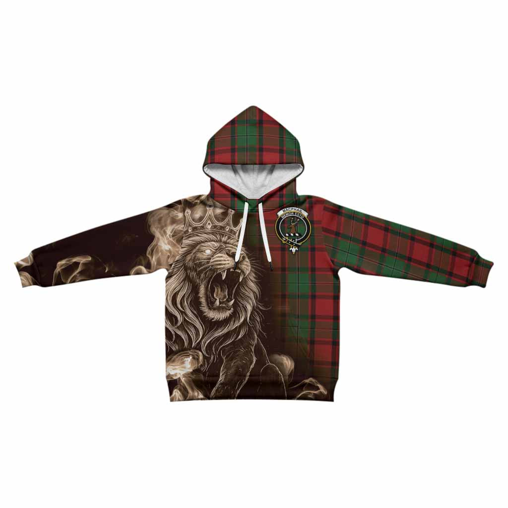 MacPhail (McPhail) Tartan Kid Hoodie Roaring Lion Heritage