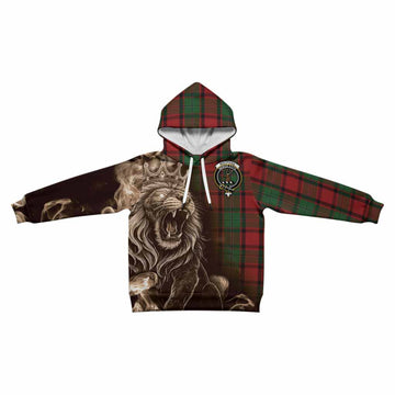MacPhail (McPhail) Tartan Kid Hoodie Roaring Lion Heritage