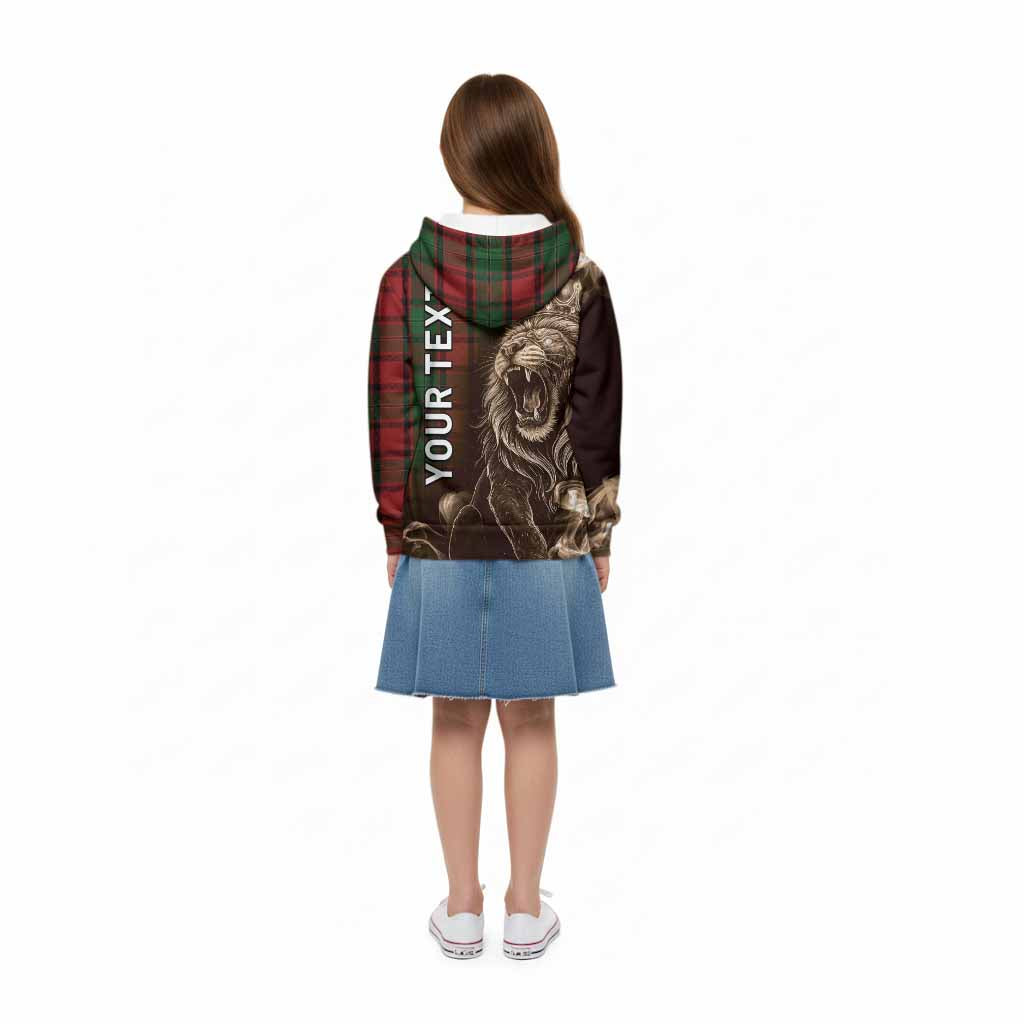 MacPhail (McPhail) Tartan Kid Hoodie Roaring Lion Heritage