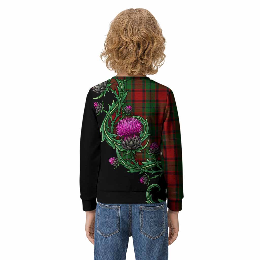 MacPhail (McPhail) Tartan Kid Knitted Sweatshirt Resilient Scottish Thistle - Tartan Vibes Clothing