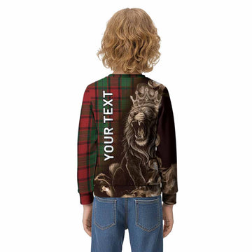 MacPhail (McPhail) Tartan Kid Knitted Sweatshirt Roaring Lion Heritage