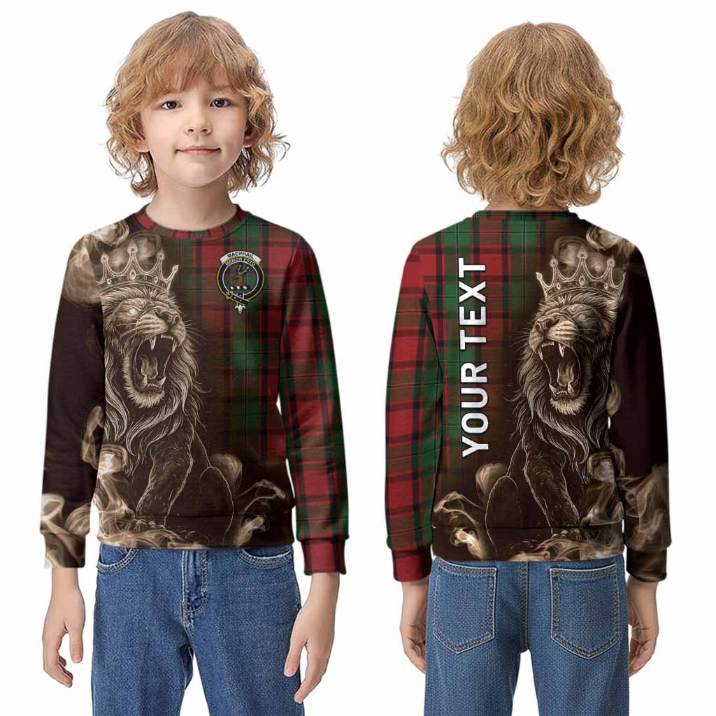 MacPhail (McPhail) Tartan Kid Knitted Sweatshirt Roaring Lion Heritage