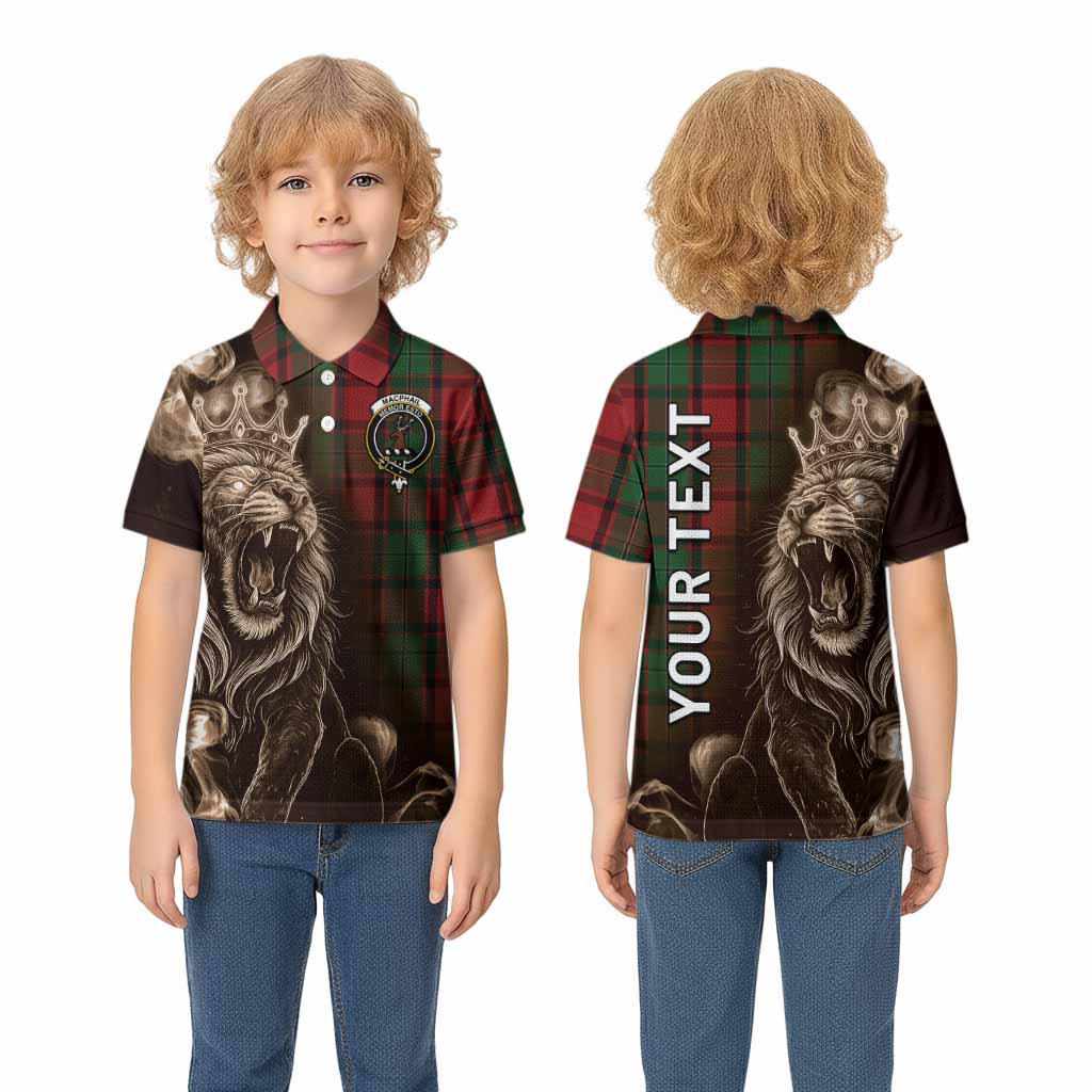 MacPhail (McPhail) Tartan Kid Polo Shirt Roaring Lion Heritage