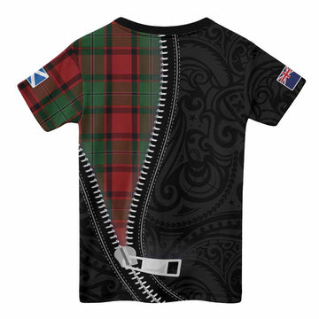 MacPhail (McPhail) Tartan Kid T-shirt New Zealand Pattern Unique Zipper Stylized