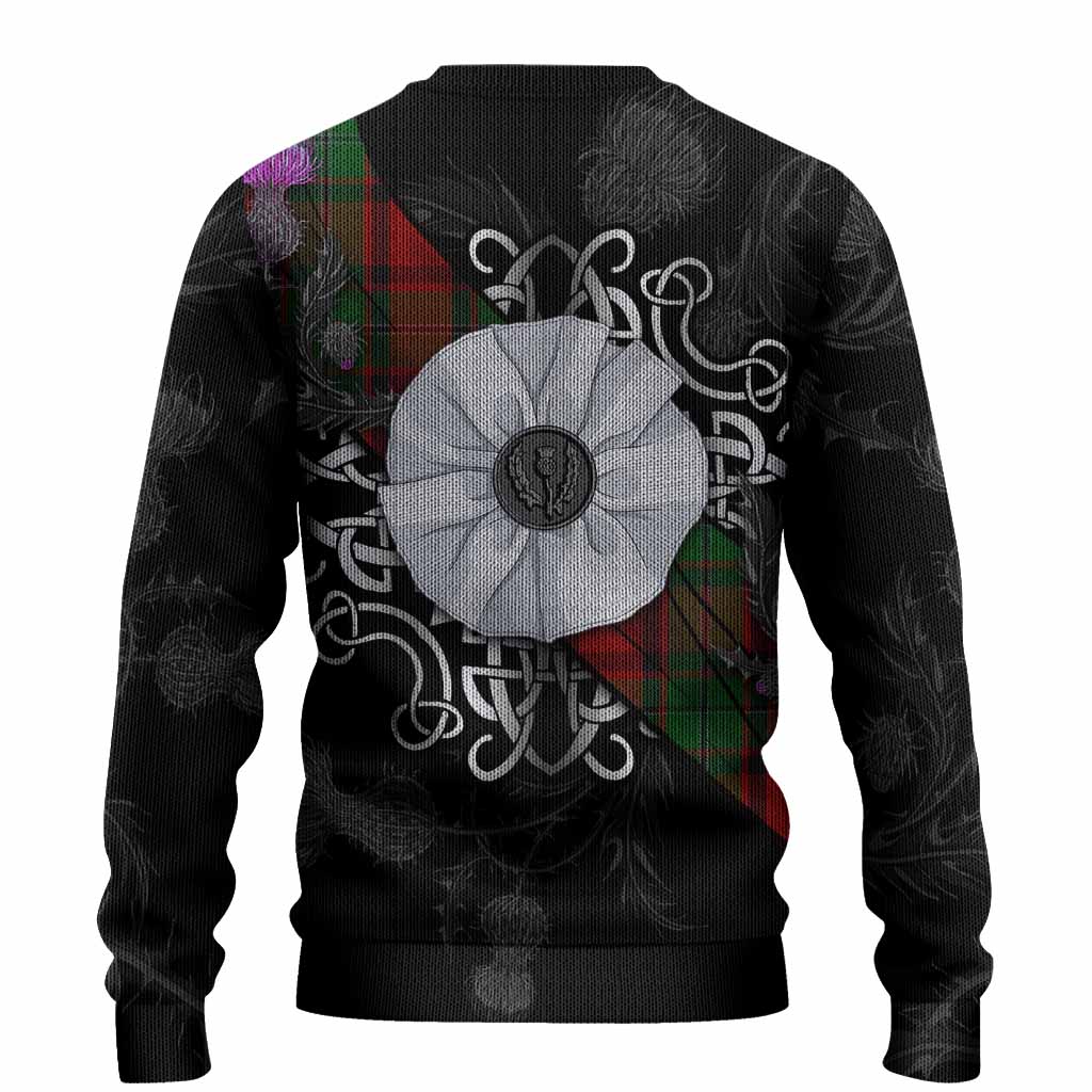 MacPhail (McPhail) Tartan Knitted Sweater Jacobite White Rose - Tartan Vibes Clothing