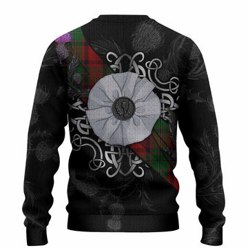 MacPhail (McPhail) Tartan Knitted Sweater Jacobite White Rose - Tartan Vibes Clothing
