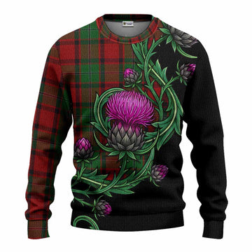 MacPhail (McPhail) Tartan Knitted Sweater Resilient Scottish Thistle