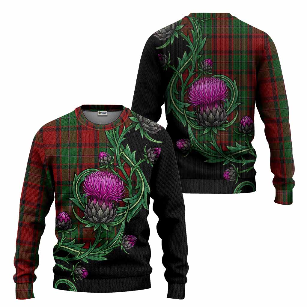 MacPhail (McPhail) Tartan Knitted Sweater Resilient Scottish Thistle