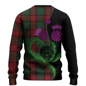MacPhail (McPhail) Tartan Knitted Sweater Traditional Scottish Thistle