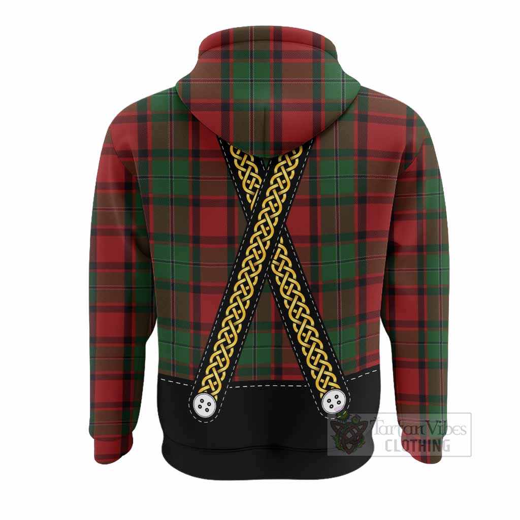 MacPhail (McPhail) Tartan Lederhosen Costume Hoodie Scotland Celtic Knot Motif