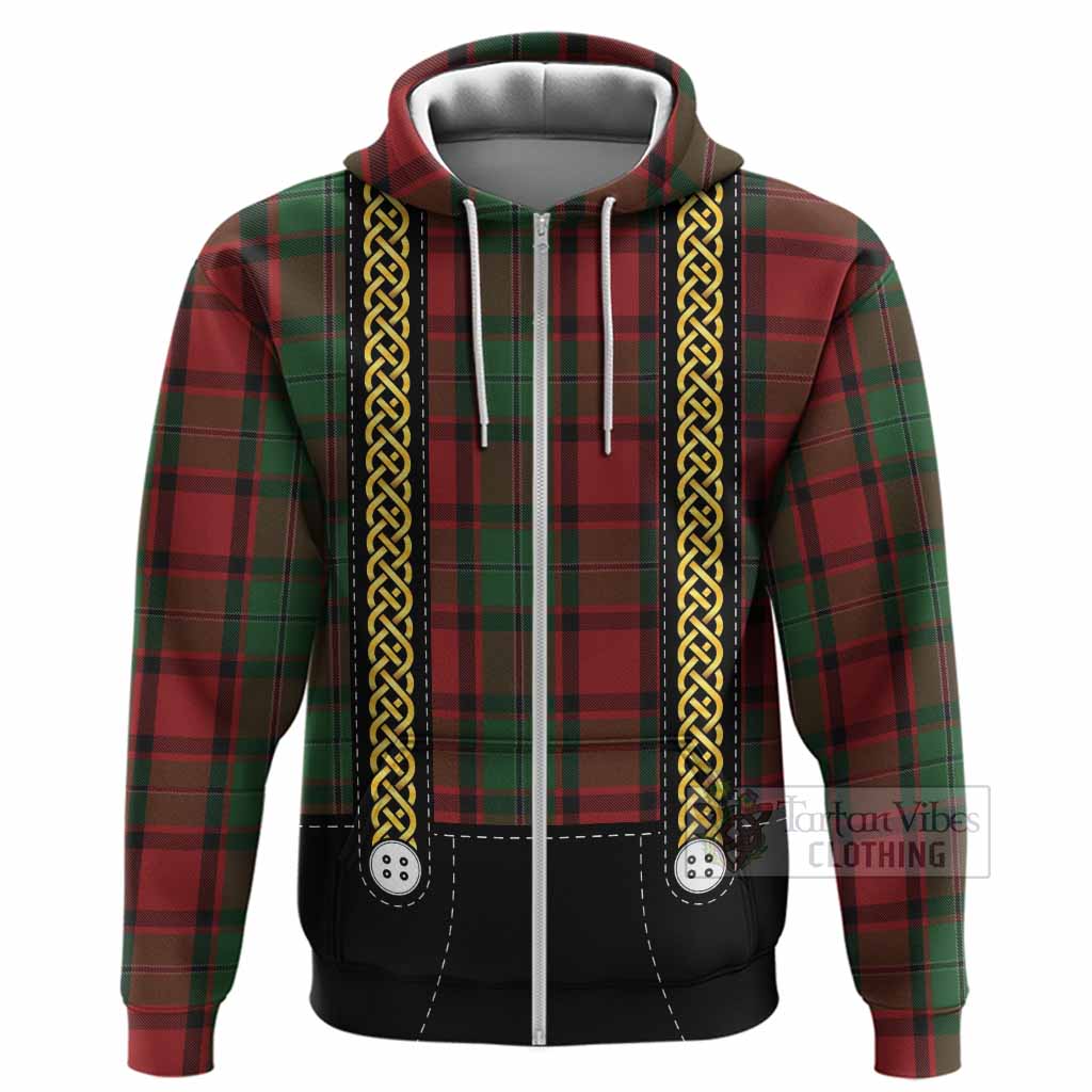 MacPhail (McPhail) Tartan Lederhosen Costume Hoodie Scotland Celtic Knot Motif