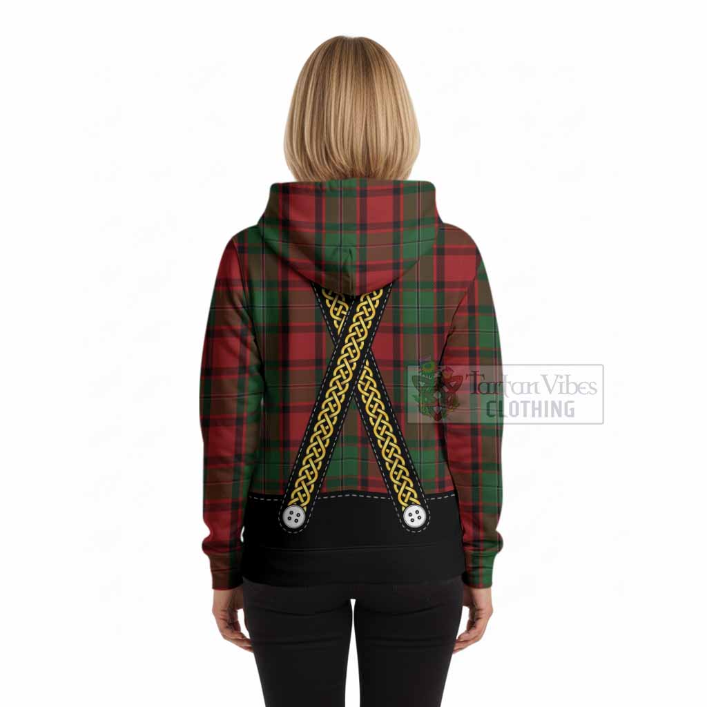 MacPhail (McPhail) Tartan Lederhosen Costume Hoodie Scotland Celtic Knot Motif
