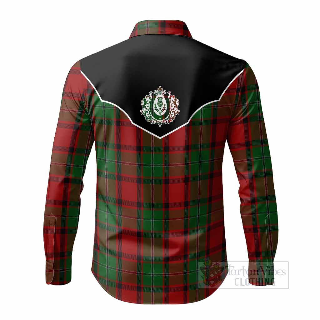 MacPhail (McPhail) Tartan Long Sleeve Button Shirts Horseshoe Ornament - Tartan Vibes Clothing