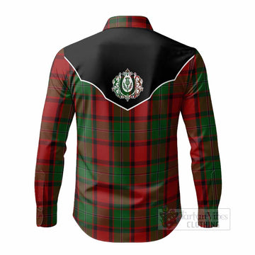 MacPhail (McPhail) Tartan Long Sleeve Button Shirts Horseshoe Ornament - Tartan Vibes Clothing
