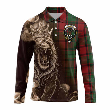 MacPhail (McPhail) Tartan Long Sleeve Polo Shirt Roaring Lion Heritage
