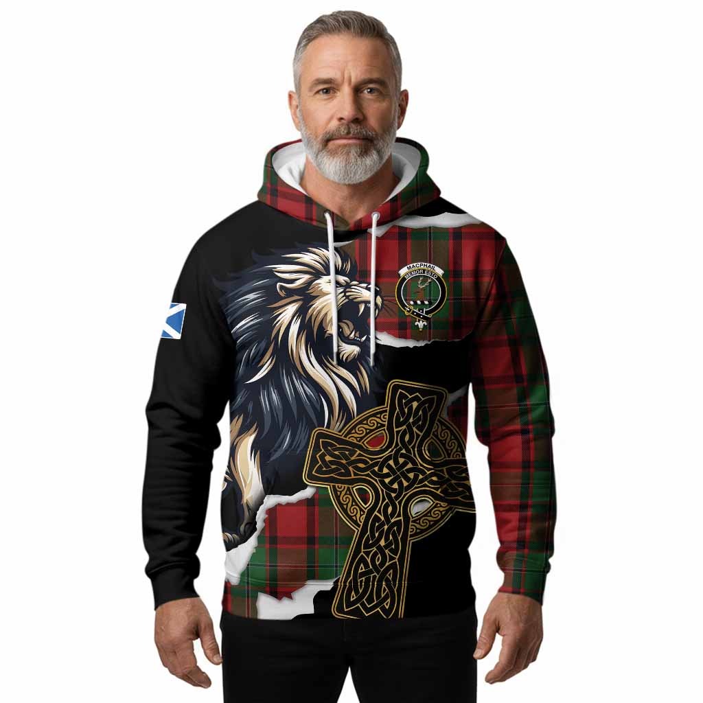 MacPhail (McPhail) Tartan Scottish Hoodie Lion Celtic Heritage