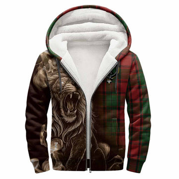 MacPhail (McPhail) Tartan Sherpa Hoodie Roaring Lion Heritage