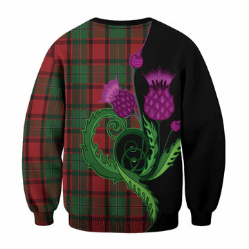MacPhail (McPhail) Tartan Sweatshirt Traditional Scottish Thistle