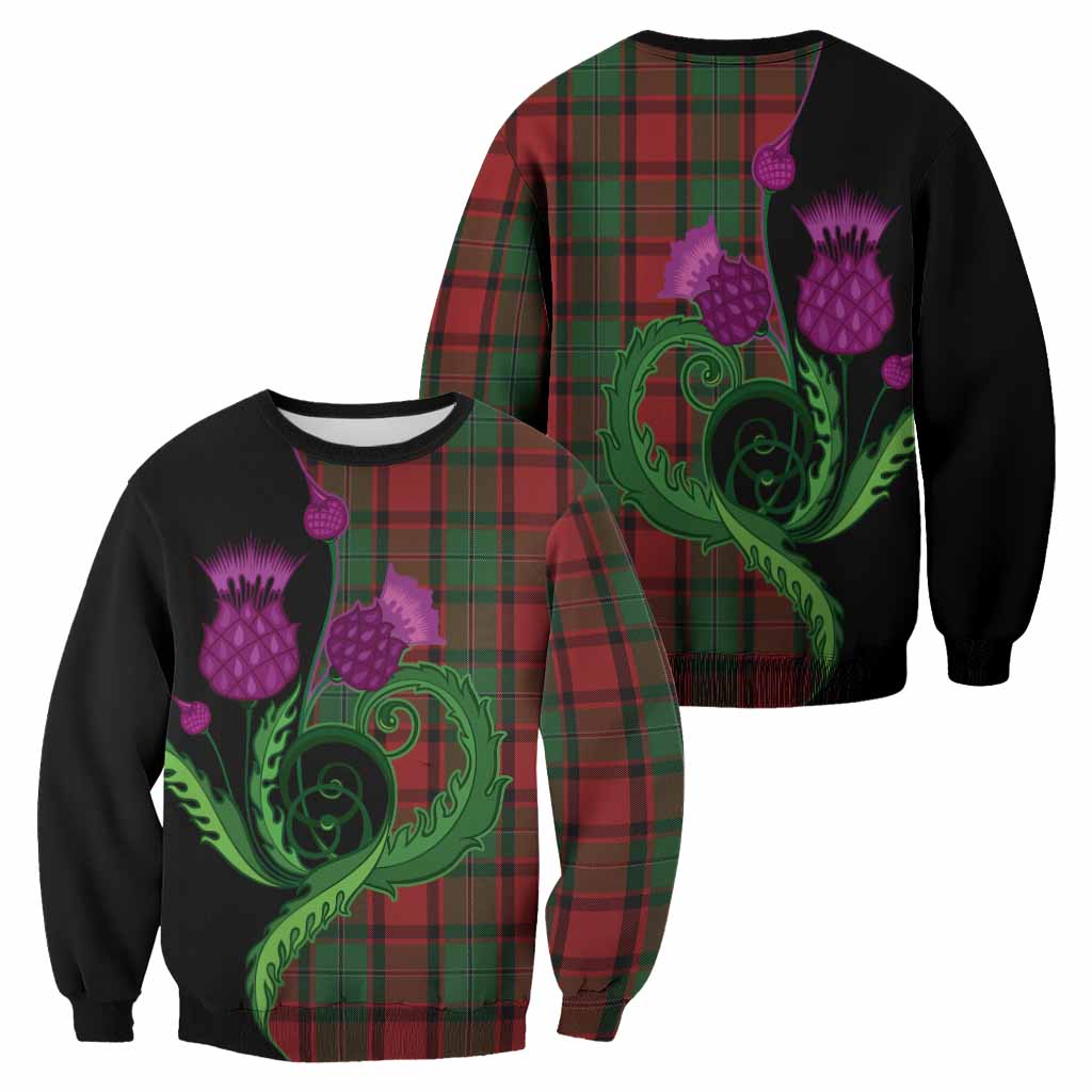 MacPhail (McPhail) Tartan Sweatshirt Traditional Scottish Thistle