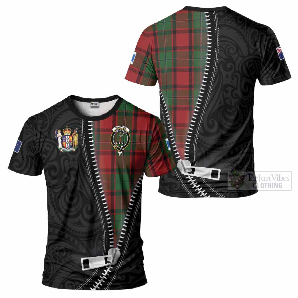 MacPhail (McPhail) Tartan T-Shirt New Zealand Pattern Unique Zipper Stylized