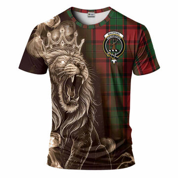 MacPhail (McPhail) Tartan T-Shirt Roaring Lion Heritage