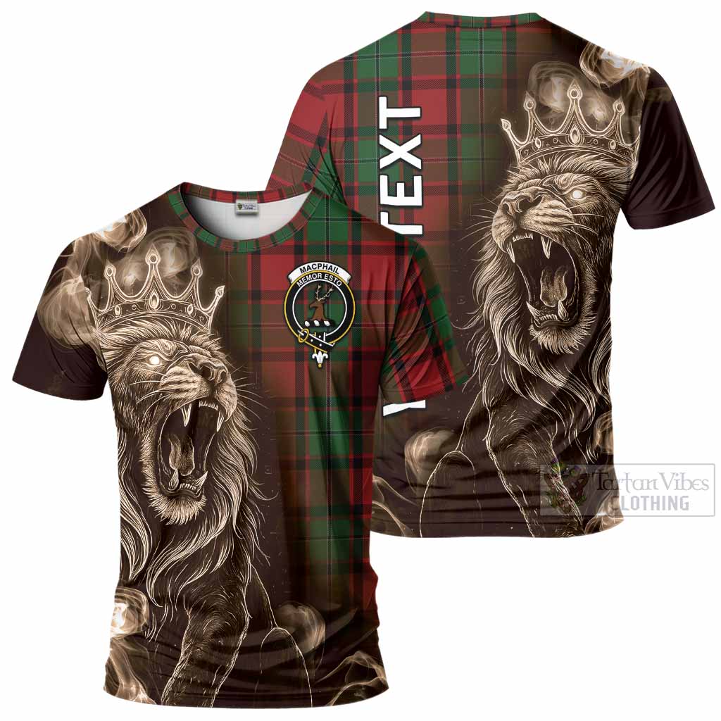 MacPhail (McPhail) Tartan T-Shirt Roaring Lion Heritage