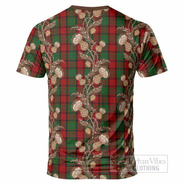 MacPhail (McPhail) Tartan T-Shirt Seamless Scottish Thistle Flowers