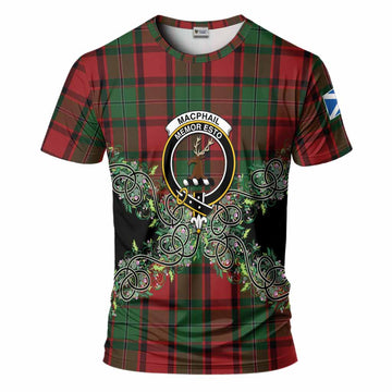MacPhail (McPhail) Tartan T-Shirt Thistle Scottish Spirit
