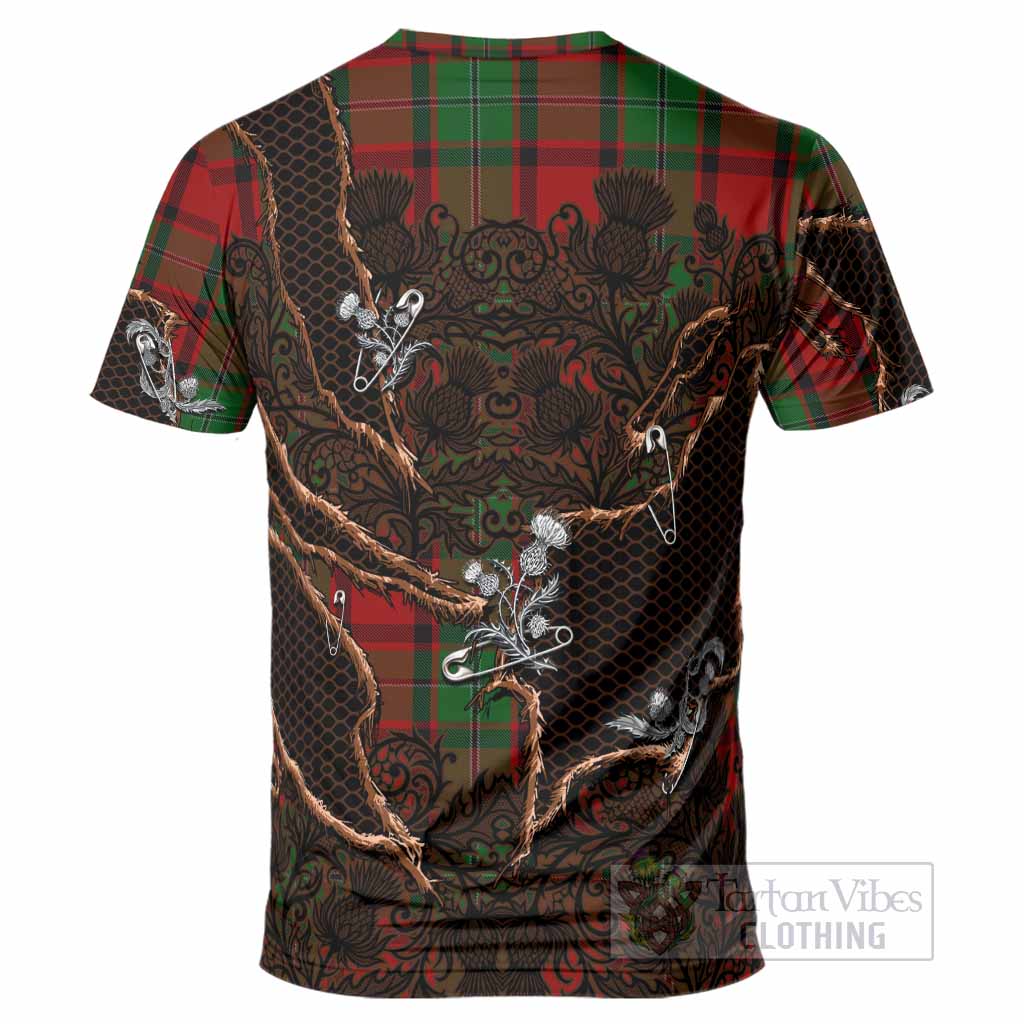 MacPhail (McPhail) Tartan Thistle Dark Gothic T-Shirt - Tartan Vibes Clothing