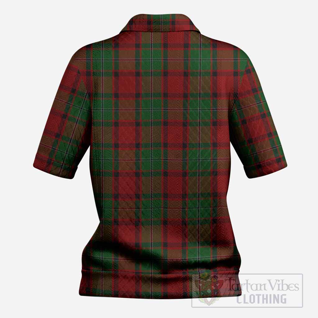 MacPhail (McPhail) Tartan Women’s Polo Sweater Top with Family Crest