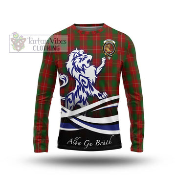 MacPhee (McPhee) Tartan Long Sleeve T-Shirt with Alba Gu Brath Regal Lion Emblem Unisex - Tartan Vibes Clothing
