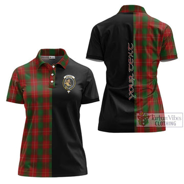 MacPhee (McPhee) Tartan Women's Polo Shirt with Family Crest and Half Of Me Style Women - Tartan Vibes Clothing